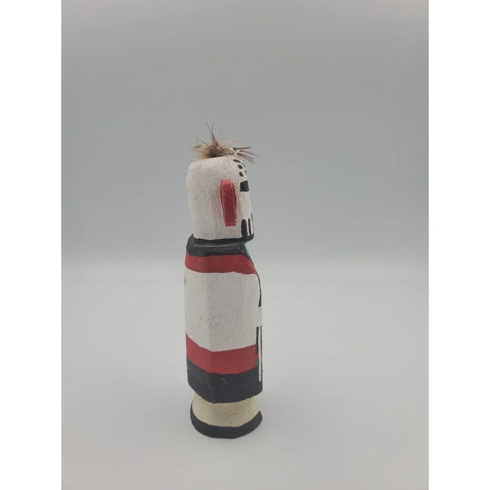 Native American Hopi Southwest Kachina Doll L. POOLEY Hopi SNOW - Picture 3 of 10